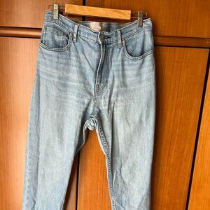 Everlane Denim Straight Ankle Mid-Rise Jeans US 10